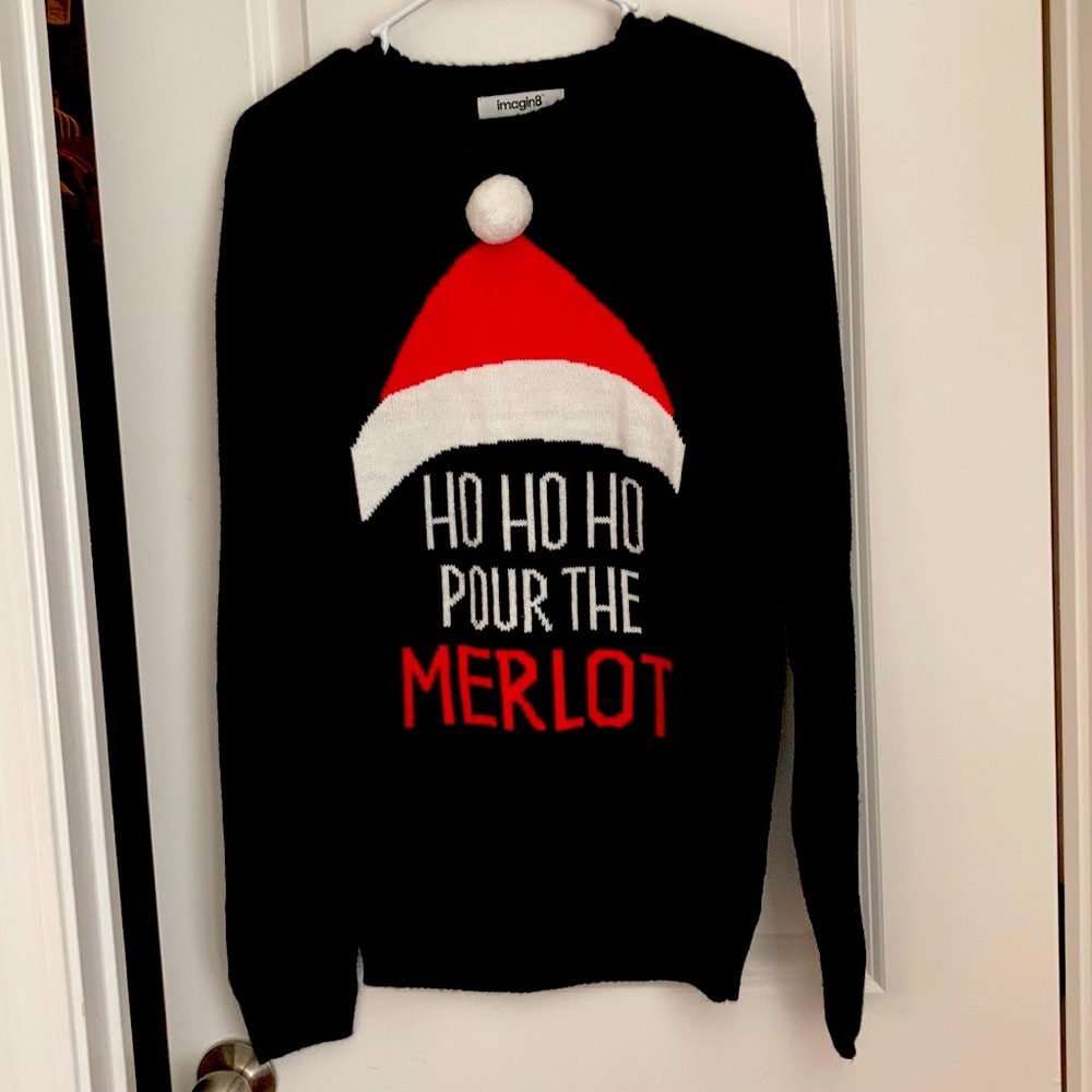 Wine ugly Christmas sweater